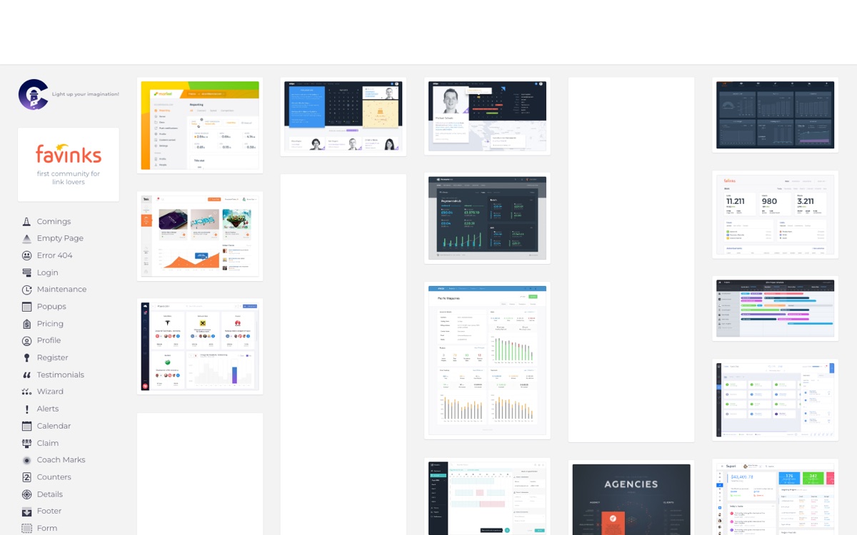 Call To Idea — pattern library organized by element type